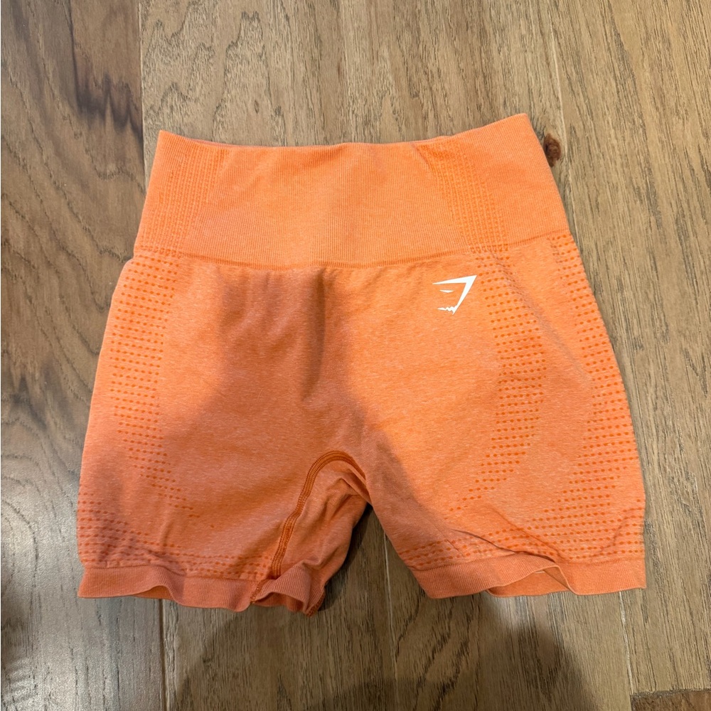 Gymshark Women's Vibrant Orange Bike Shorts